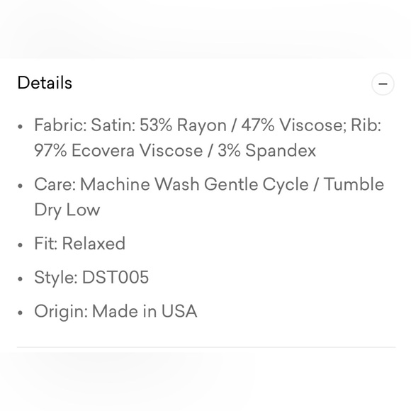 NWOT Michael Stars Satin top - Picture 5 of 12